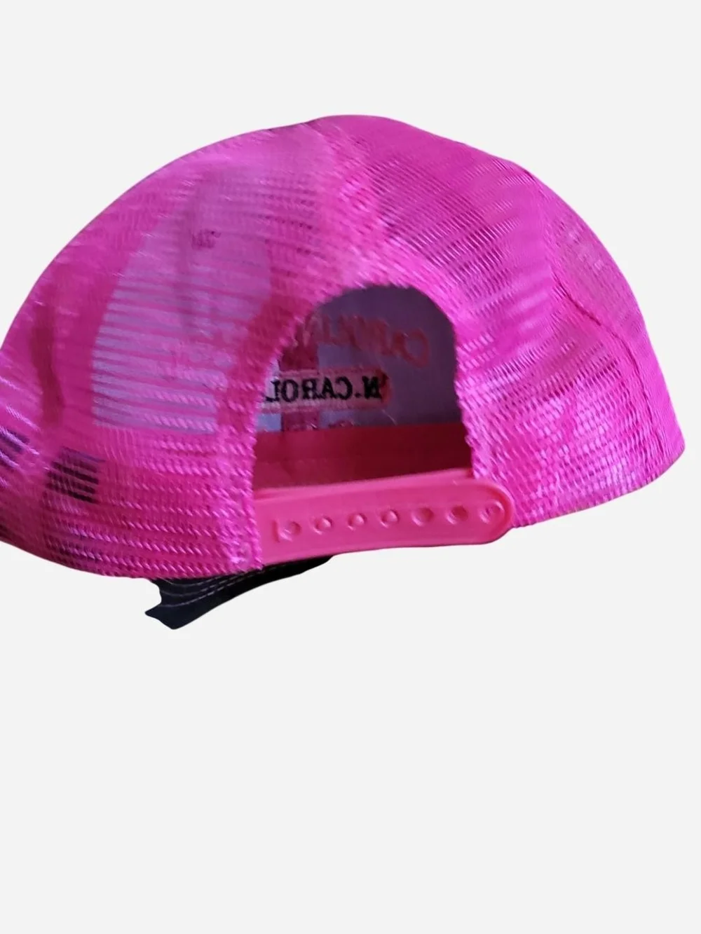 Carolina Pink & Black Kids Trucker Hat